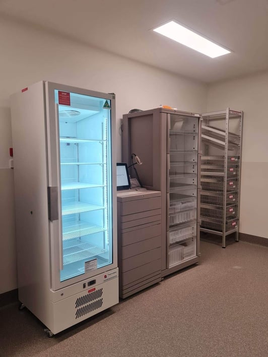 Thermoline Pharmacy Fridge - TPR-440 in location
